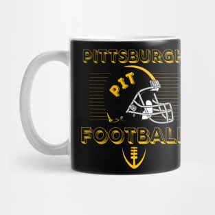 Pittsburgh Football Vintage Style Mug